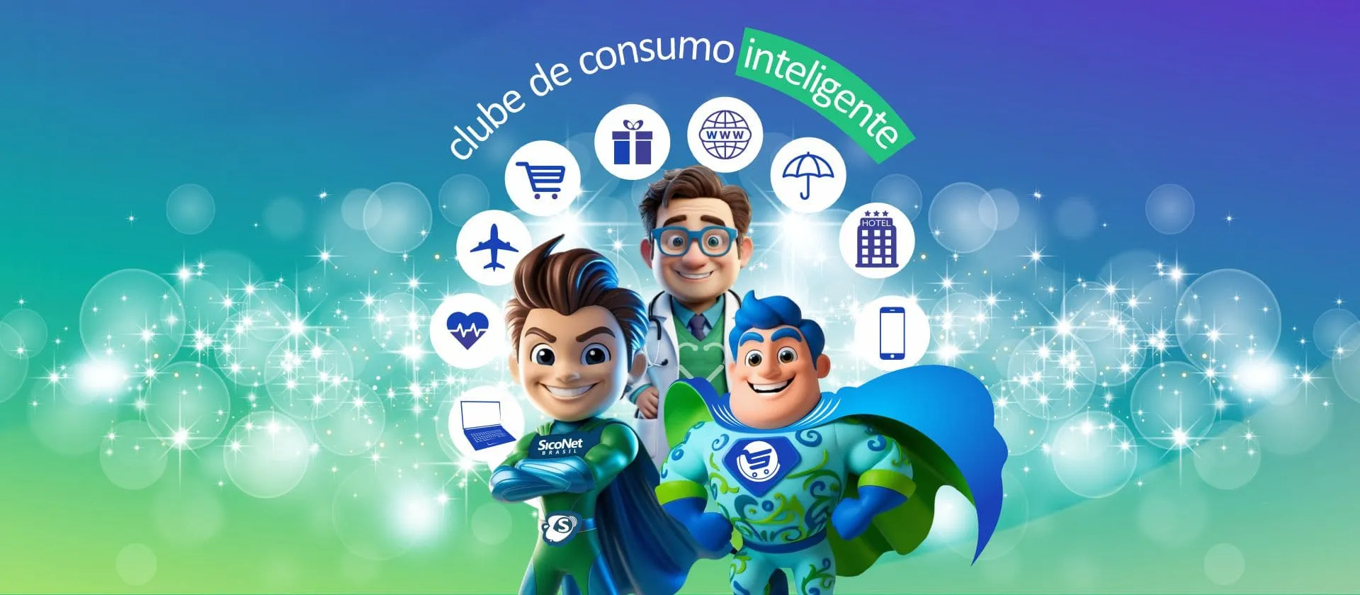 Slide Clube de Desconto Inteligente